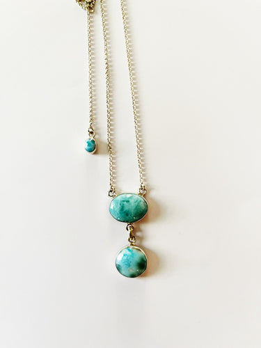 one of a kind Larimar necklace