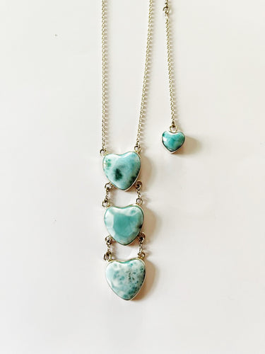 heart Larimar necklace