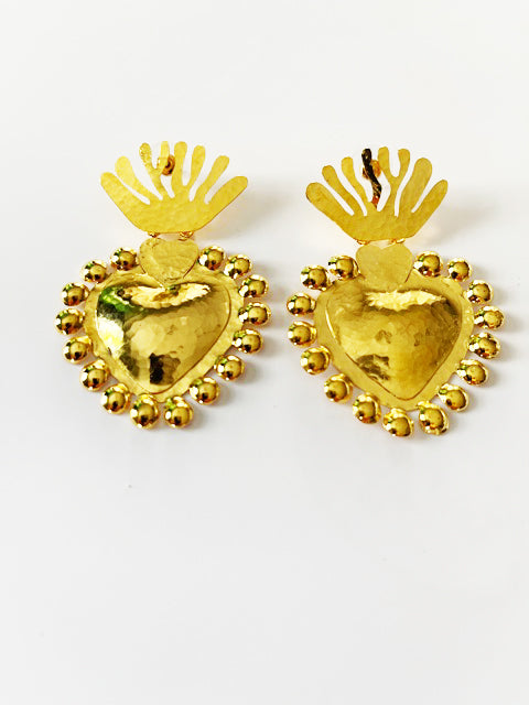 heart earrings