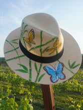 Load image into Gallery viewer, hand made butterfly hat
