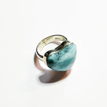 Load image into Gallery viewer, heart larimar ring
